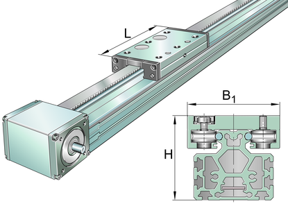 Модуль линейного перемещения INA MLF32-155-ZR