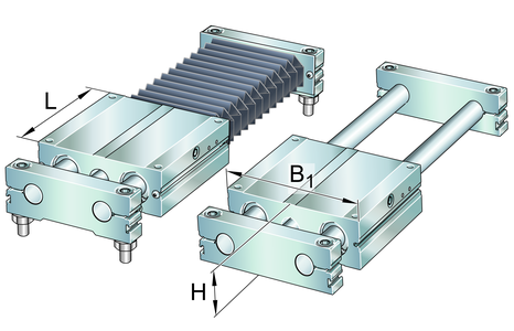 Стол линейного перемещения INA LTE50-280-A-0